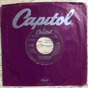 Juice Newton In The Heart Of The Night/Love Sail Away Vinyl 45 Record '82